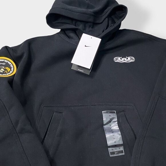 Nike LeBron Boys Oversized Fit Basketball Hoodie Black Size M DV3083-010 New - Picture 4 of 10